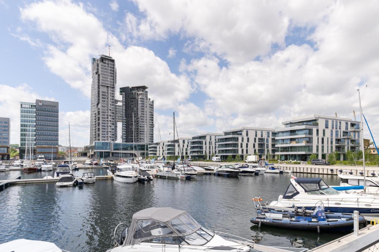 Yacht Park With Sea View By Lion Apartments Gdynia Esterno foto